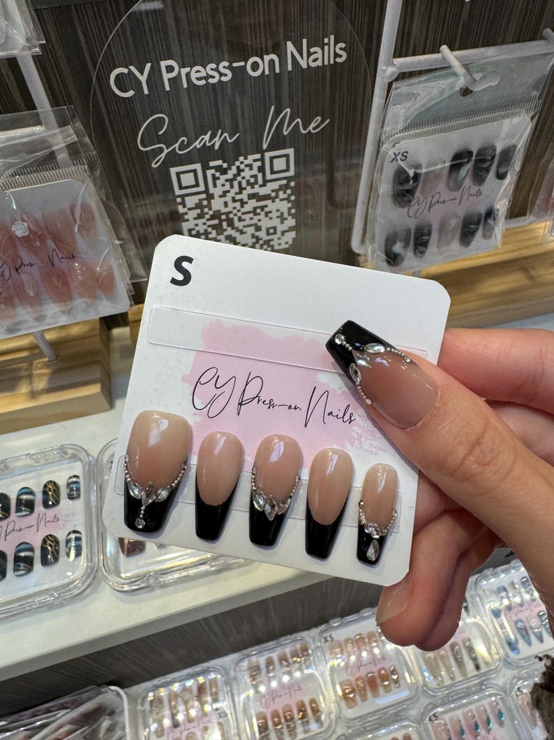 Black French Tips