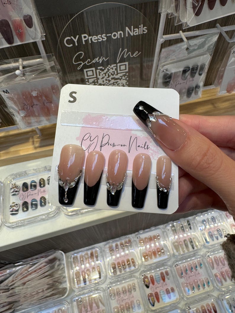 Black French Tips