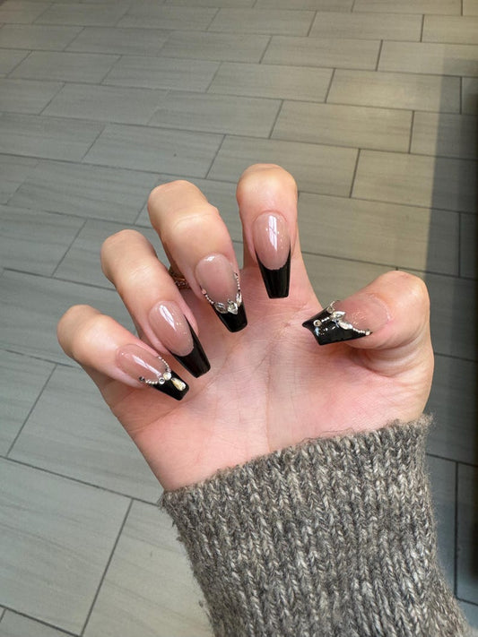 Black French Tips